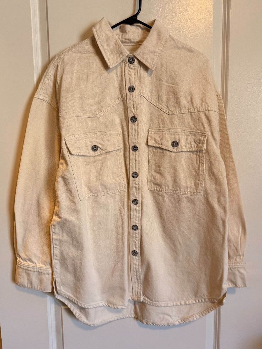 Joelle Hidden Oversized Shacket - Picture 1 of 4